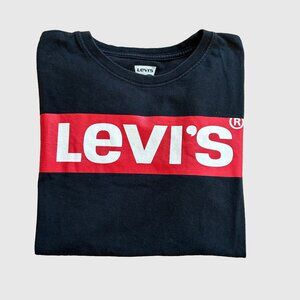 Levi's Kid's Graphic Cotton T-Shirt - Black - Large